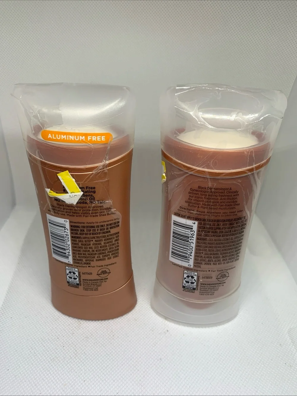 SheaMoisture Even Tone & whole body Deodorant Sticks - New